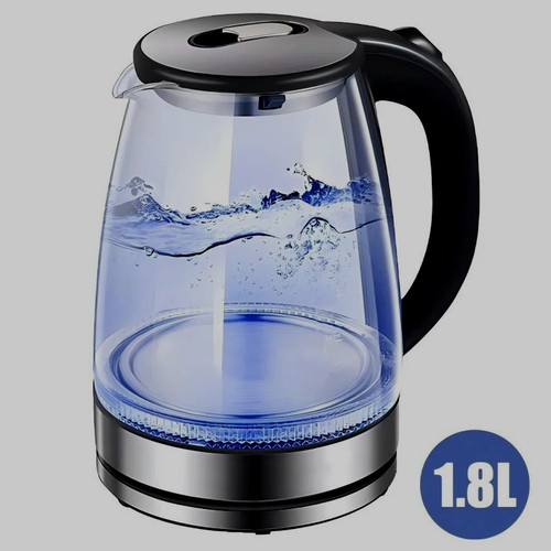 Glass electric kettle 1800w - glass,