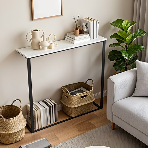 100cm long console table - 80/100cm,