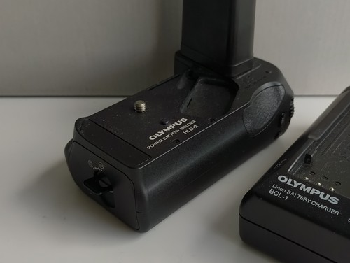 Olympus power battery - , holder