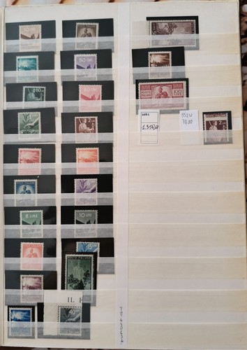Italian republic stamps series - italian,