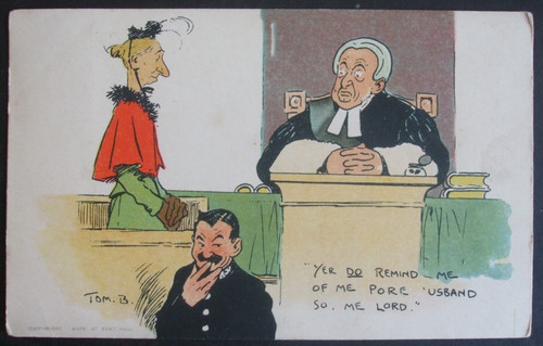 Tom browne comic - tom, court
