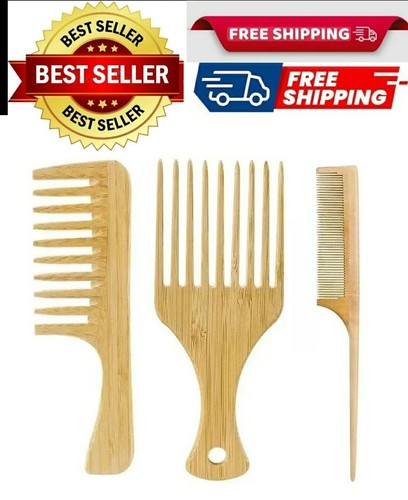 Natural bamboo wooden - natural, hair