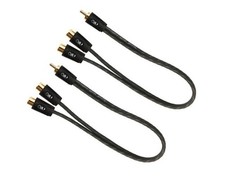 2x Cinch Y-Cable 1-2 Adapter