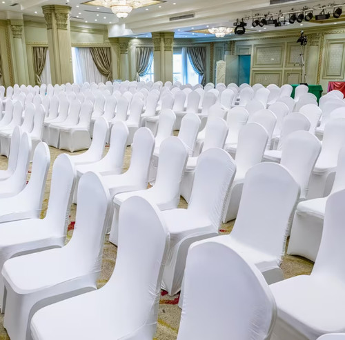 White wedding chair covers - chair,