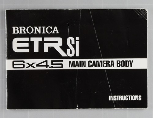 Bronica etrsi instructions - instructions, 48