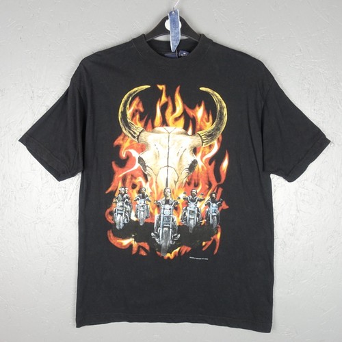 Graphic shirt biker skull - graphic,