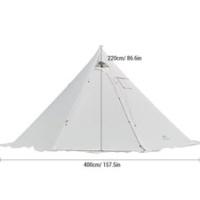 4-6 People Tipi Hot Tent with