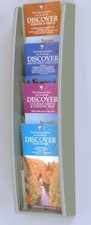 Wall Mounted Brochure /Leaflet Holder / Rack /Dispenser With 4  Pockets NOT A4