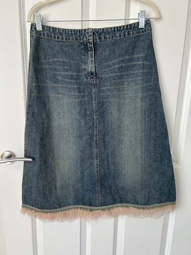 Vintage kew denim midi - vintage,