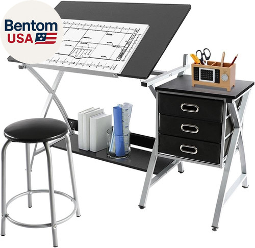 Drafting desk drawing - desk,, table