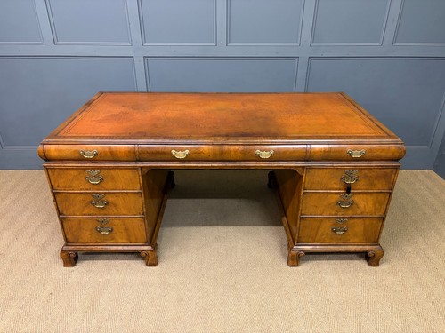 Antique burr walnut partners - antique,