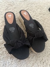 H&M black espadrille black