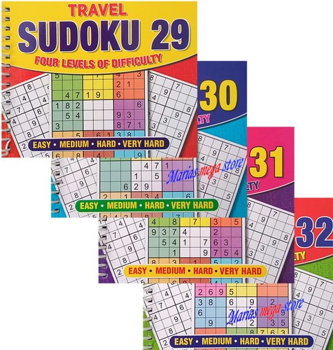 Spiral bound sudoku puzzle - x,