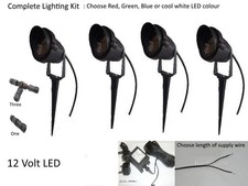 Complete Kit 4 x 12v volt 3W