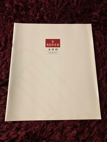 Rover 400 brochure 1990 - rover, uk
