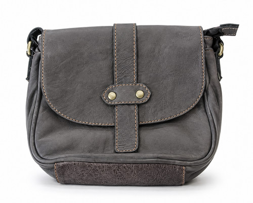 Clearance leather saddle bag - clearance,