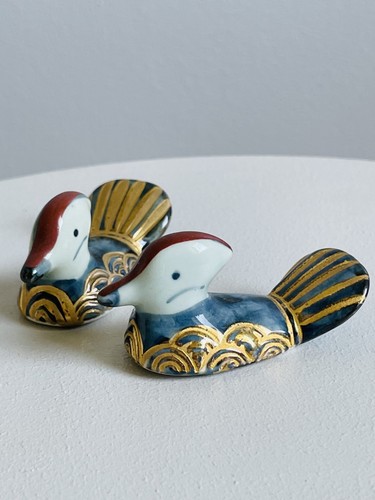 Pair vintage ceramic - pair, of