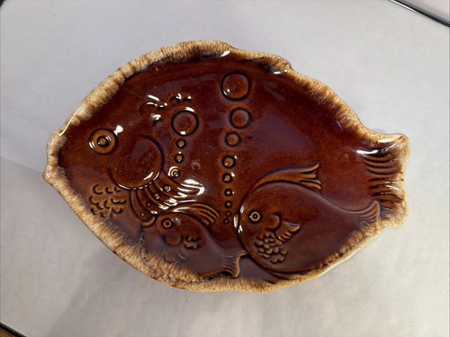 Hull pottery mirror brown - pottery,