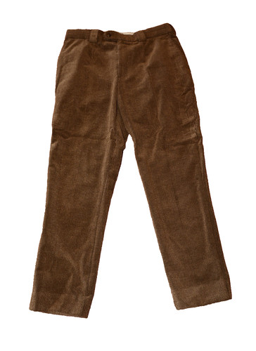 Meyer speckled brown corduroy - brown,