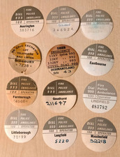 GPO Dial Number Labels (40 available, £2.00 each label)