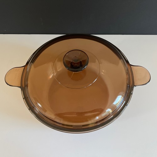 Corning ware visions - corning, amber