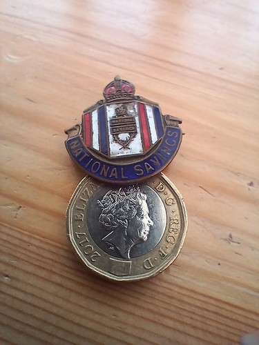 Vtg national savings enamel - vtg,