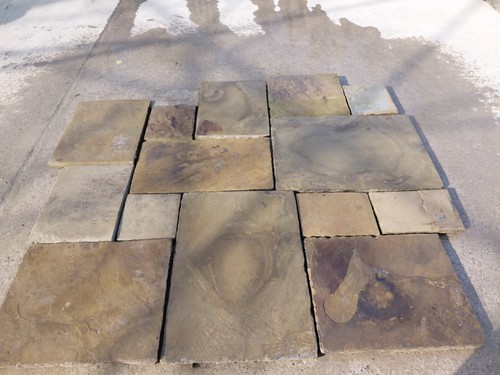 Yorkshire stone slabs flags - yorkshire,