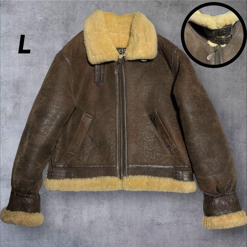 Vintage shearling flight - vintage, b-3