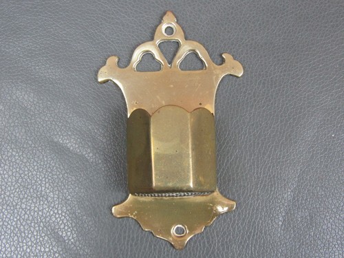 Antique ornate brass match