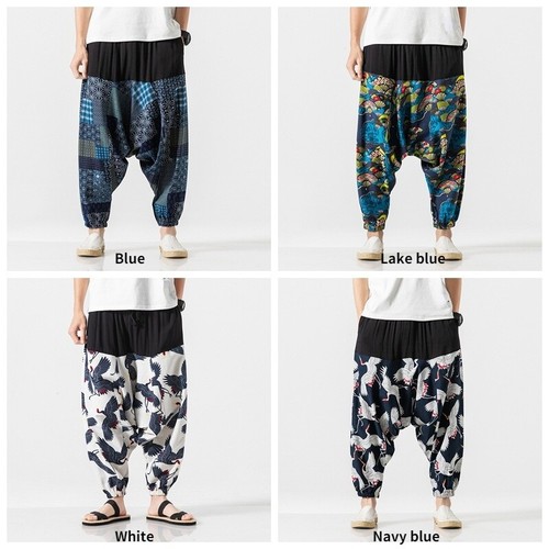 Men loose baggy - harem, pants