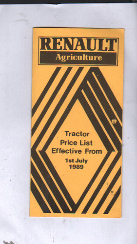 July 1989 renault tractor - 1989,