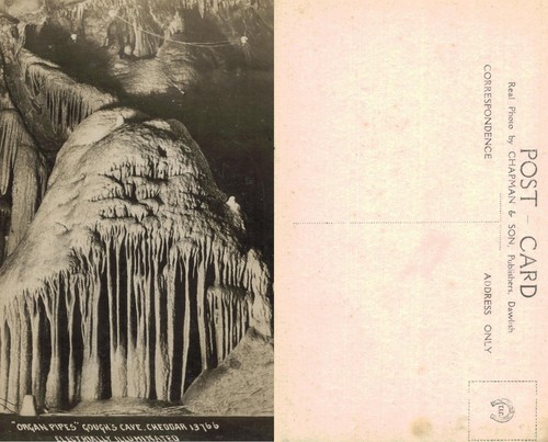 Vintage postcard organ pipes - vintage,