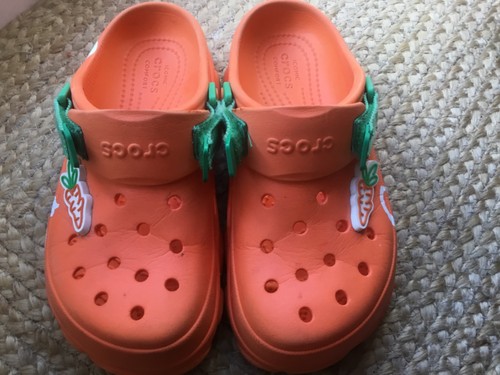 Carrot crocs orange - orange, with