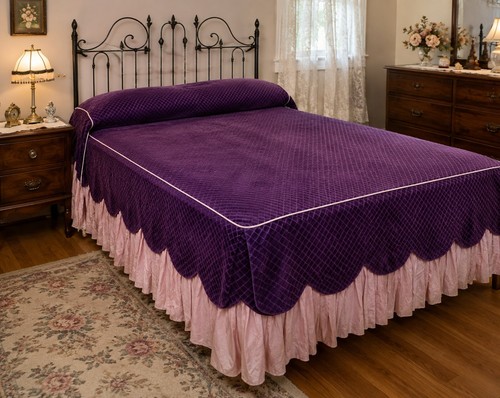 Vintage 1940s velvet velour - velvet,