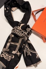 Hermes Silk Scarf Shawl