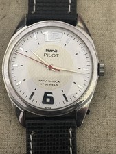 Gents Watch. HMT Pilot. 17 Jewel Para Shock Movement. IWO