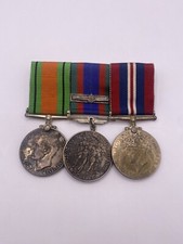 WW2 Canadian Medal Group Includes Canadian Volunteer Service Medal And Bar.