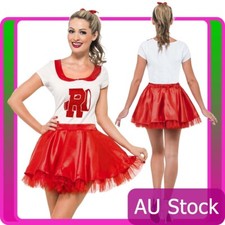 50s Grease Sandy Costume Red