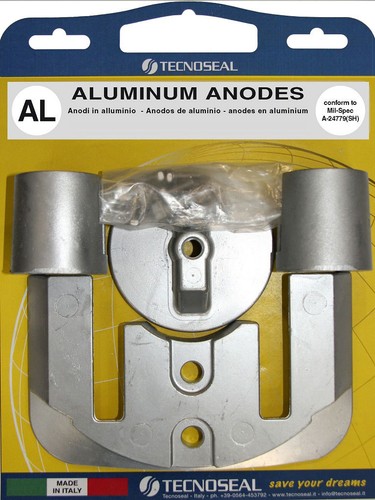 Aluminium bravo anode kit - aluminium, 2-3