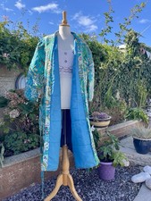 Kantha quilted robe dressing