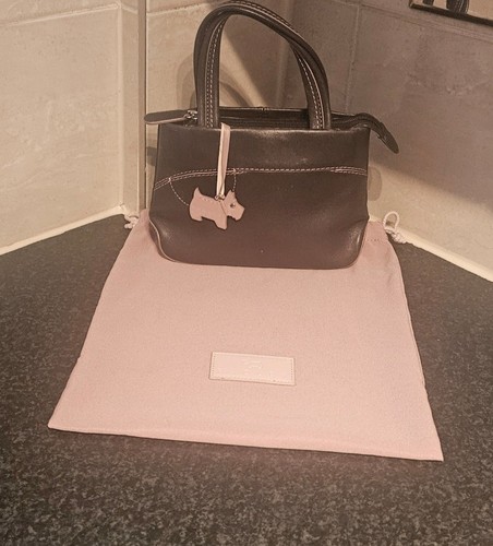 Radley brown leather small top - small,