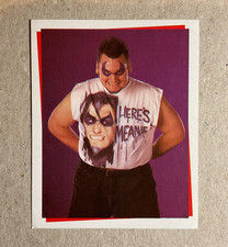 WWE WWF The Blue Meanie SmackDown Magic Box Wrestling Sticker 204