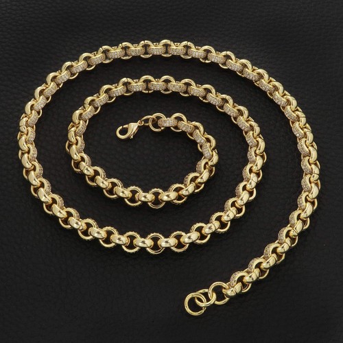 Men 18ct belcher chain - belcher,
