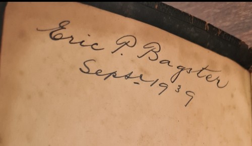 1896 oxford bible signed - oxford,