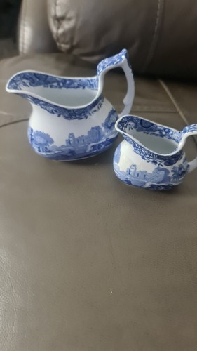 Two copeland spode blue and - copeland,