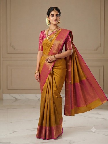 New saree with blouse piece - saree,