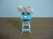 Barbie Kelly Doll In High Chair McDonalds Happy Meal Toy Vintage 1998 By Mattel