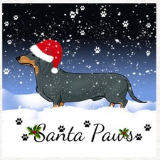 Dog - Dachshund Christmas