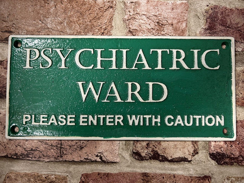 Psychiatric ward cast iron - psychiatric,
