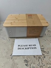 BODUM Bistro Bread Box with Bamboo Cutting Board (BPA-Free Plastic (READ)